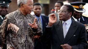 Zimbabwe's Mugabe Says Nelson Mandela Too Soft On Whites, In Documentary 