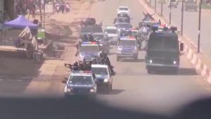 Le 11 décembre 2018, le gouvernement de la République démocratique du Congo a déployé des forces de sécurité à Lubumbashi pour bloquer la libre circulation du candidat de l’opposition à la présidence Martin Fayulu et de ses partisans, tuant au moins cinq personnes et blessant des dizaines d’autres. © 2018 Privé