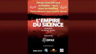 RDC : Ciné-Débat autour du film l'Empire du silence avec JJ Wondo - Cinéma Vendôme à Ixelles