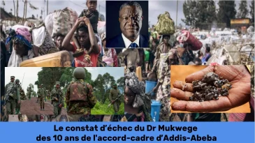 Le constat d’échec du Dr Mukwege des 10 ans de l accord-cadre d’Addis-Abeba.
