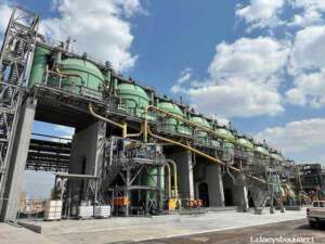 Concentrateur phase 3, du complexe minier de Kamoa Copper SA dans le Lualaba. Sept. 2023 ©t.claeysbouuaert